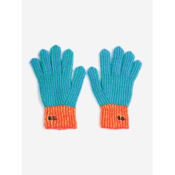 Bobo Choses Color Stripes Knitted Gloves